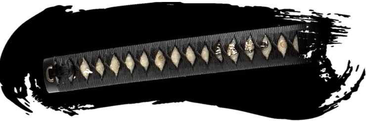 Tsuka con Tsukamaki alternado para un agarre seguro